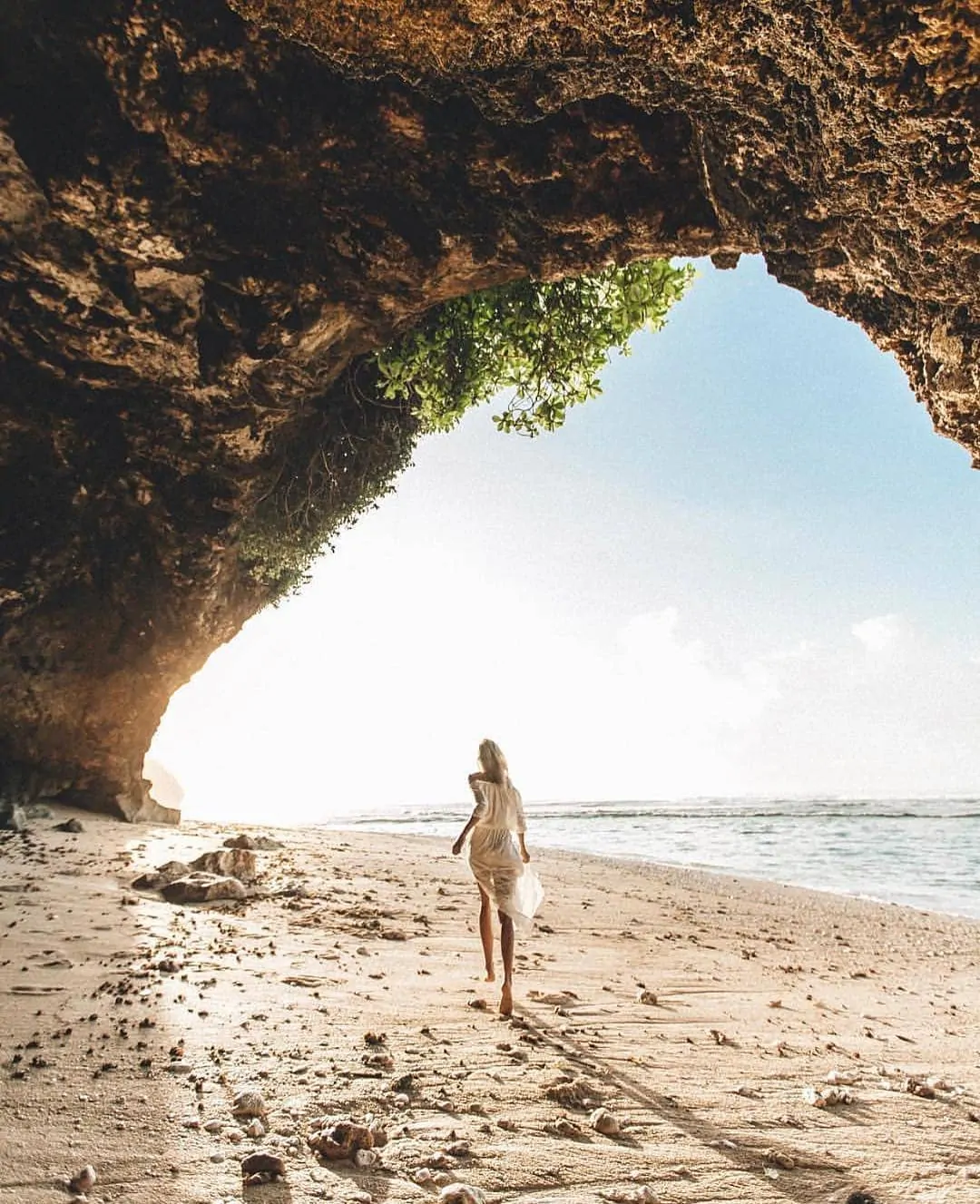 foto pantai green bowl bali