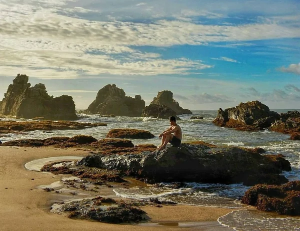 foto pantai karang songsong